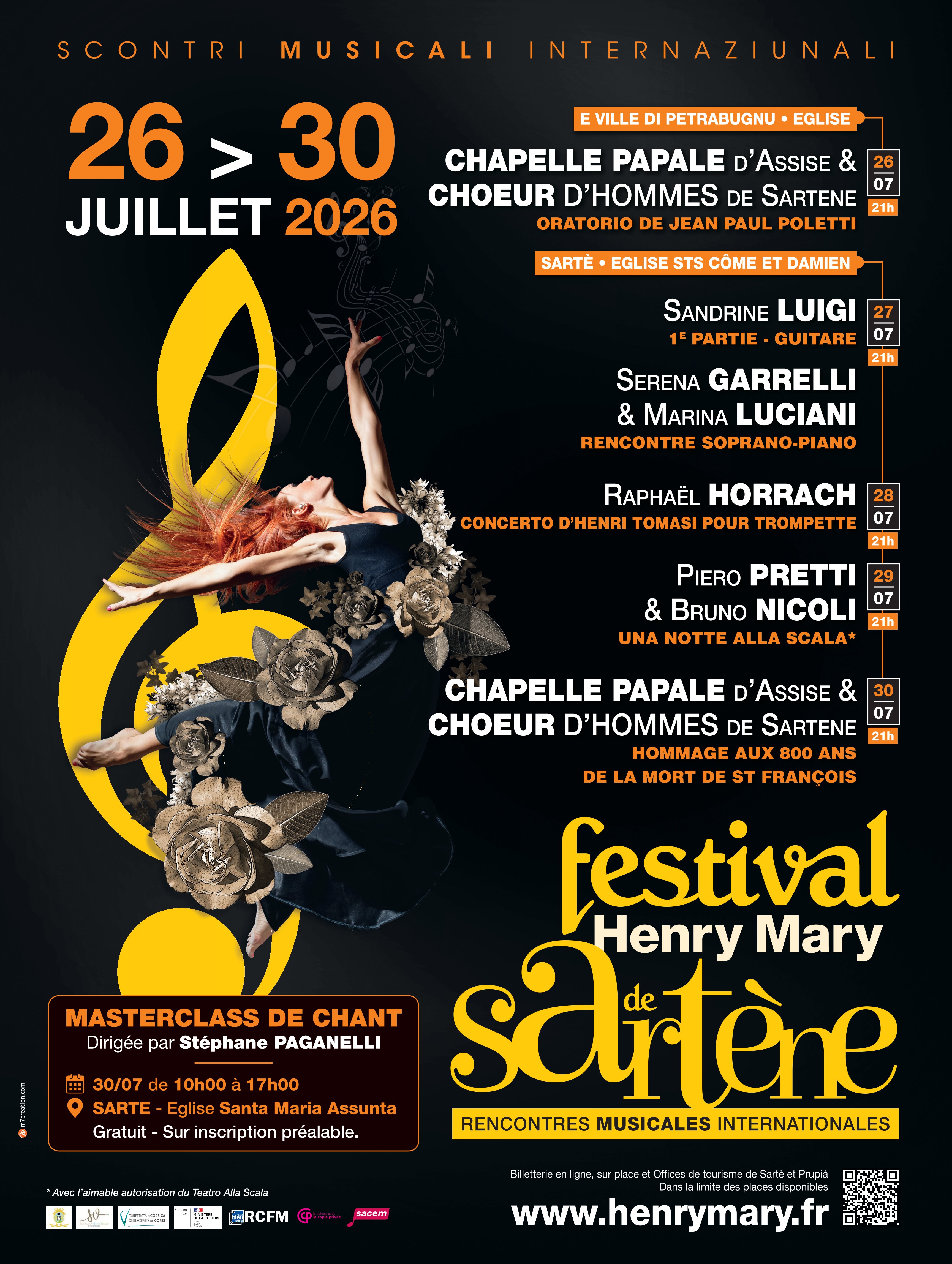 Affiche officielle du Festival Henry-Mary 2026
